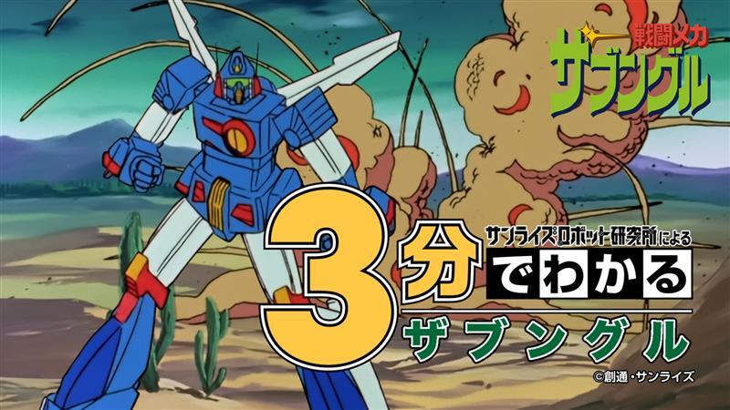 サンライズロボット研究所による　『３分でわかるザブングル』